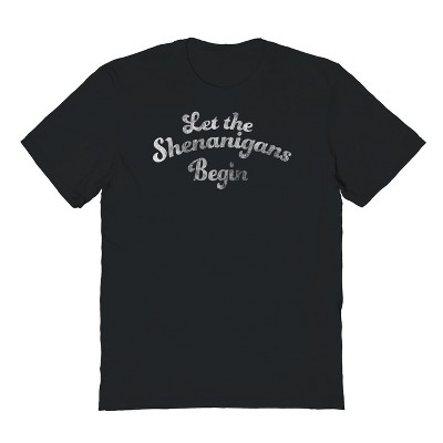 Rerun Island Men's Vintage Shenanigans Short Sleeve Graphic Cotton T-Shirt