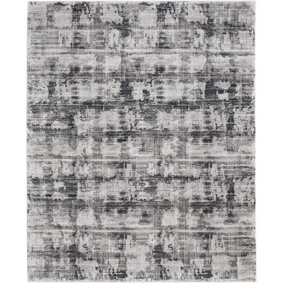 Sonora Modern Abstract Gray/Ivory Area Rug