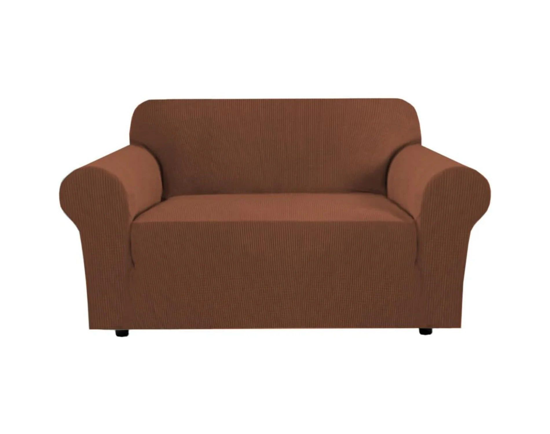 H.Versailtex Stretch Couch Cover Loveseat Covers Cushion Couch Slipcover CARAMEL Loveseat