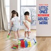 Kids Toy Cleaning Set 12 Piece - Broom, Mop, Brush, Dust Pan, Duster, Sponge, Clothes, Spray, Bucket, Caution Sign, Toddler Cleaning Set - Play22Usa - 2 of 4