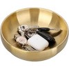 Akoasm Multifunctional Desktop Storage Bowl for Kitchen Countertops & Coffee Tables-Gold - 4 of 4