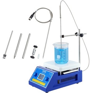 VEVOR Magnetic Stirrer Hot Plate, Max 572°F/300°C, 0-2000 RPM Hot Plate with Magnetic Stirrer, 5000mL Hot Plate Stirrer with Screen, Support Stand - 1 of 4