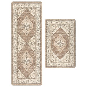 BAGOKIE Anti Fatigue Kitchen Mat Set of 2 - 1 of 4