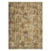 Vintage Oriental Rhombus Printed Rug- Retro Distressed Tone ,Low-Pile,Washable,Non-Slip,Rugs for Living Room,Bedroom, Kitchen - 2 of 4