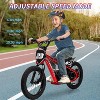 24V Electric Dirt Bike, 250w Electric Motorcycle, 16 Inch Electric Balance Bike for Ages 6-12, Up to 15.53MPH & 3 Speed Settings - 3 of 4
