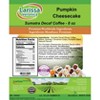 Larissa Veronica Pumpkin Cheesecake Sumatra Decaf Coffee (Gourmet, Naturally Flavored, Whole Coffee Beans) (8 oz, ZIN: 564044) - 2 of 4