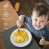 Aoibox Silicone Placemats for Baby & Toddler, Non-Slip Food Mats for Eating, Mess-Proof with Raised Edges, Includes 2 Packs - 2 of 4