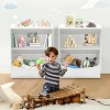 Garvee Kids Bookshelf and Toy Organizer 2-Tier Wood Storage Shelf with Anti-Tip Safety, Perfect Height Bookcase - 3 of 4