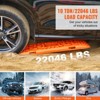 VEVOR 10 TON Traction Boards with PP Material, Recovery Boards for Off-road Vehicles/Cars/Pickups/SUVs/RVs, Pair Tire Traction Mats on Snow, Orange - 4 of 4
