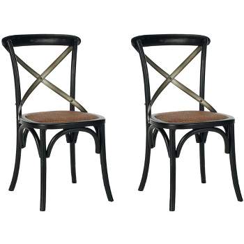 Eleanor 18''H X Back Farmhouse Side Chair (Set of 2)  - Safavieh