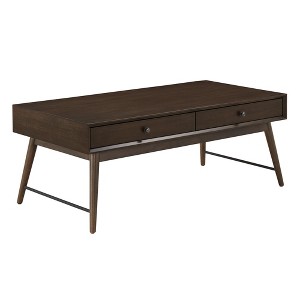 Inspire Q Foerster Coffee Table Dark Walnut - 1 of 4