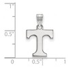 Black Bow Jewelry 10k White Gold Tennessee Volunteers NCAA Small Pendant - 2 of 3