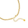 Ross-Simons Italian "The Kiss" Murano Glass Multi-Strand Necklace With 18kt Gold Over Sterling Size 18 - 3 of 4