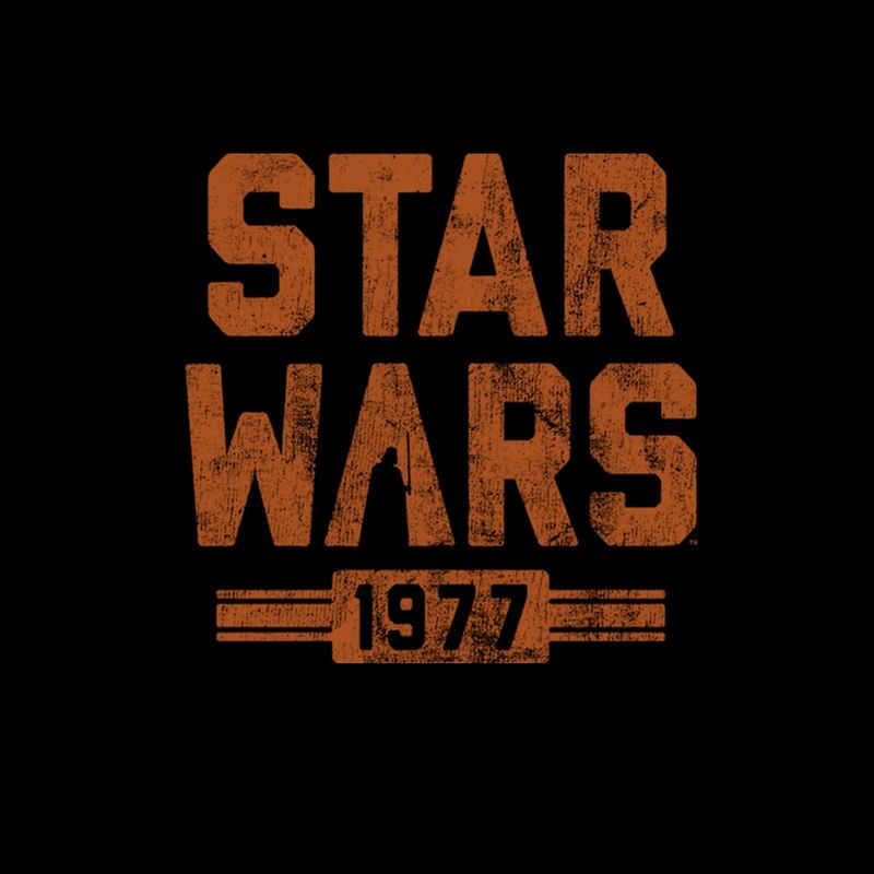 Men's Star Wars Vader Striped Logo Pull Over Hoodie, 2 of 5