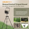 Muddy 12' Nomad Tripod Stand with Hunting Chair, Hunting Gear Deer Stand w/ Swivel Flex Tek Seat & Detachable Gear Bags, 300 Pound Capacity - 2 of 4