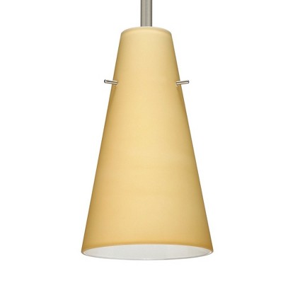 Besa Lighting Cierro 1 - Light Pendant in  Satin Nickel
