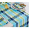 Solino Home Linen Plaid Table Runner | Summer Madras Plaid - 2 of 4