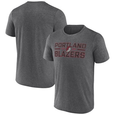 Nba Portland Trail Blazers Men's Short Sleeve Drop Pass Performance T ...