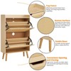 GustoWave Shoe Storage Cabinet with Flip-Drawers - Ventilated & Odor-Resistant Organizer for 15-20 Pairs of Shoes, Anti-Tip Shoe Cabinet - 4 of 4