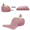 Mjkone Bean Bag Chairs for Adults, 2 in 1 Bean Bag Chairs, Convertible Bean Bag with Filler for Gaming Large Foam - 3 of 4