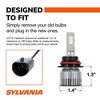 SYLVANIA 9007 LED -  Fog Lights For Cars and Trucks - Headlight Bulbs for Off Road Powersports - 6000k Cool White LED Light - Long-Lasting Bulbs - 4 of 4