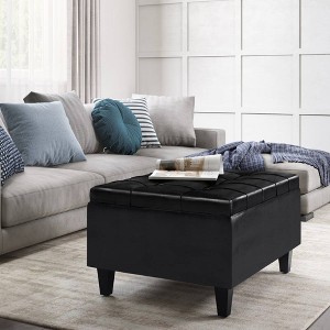 36" Elliot Coffee Table Storage Ottoman - WyndenHall - 1 of 4