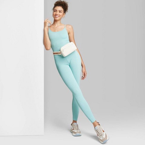 Polyester Spandex Seamless Womens Full Length Leggings, Aqua : :  Clothing, Shoes & Accessories
