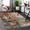 Lahome Modern Abstract Washable Area Rug-Soft Carpet for Living Room, Bedroom, or Office - 2 of 4