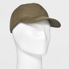 Men's Nylon 5 Panel Baseball Hat - Goodfellow & Co™ Olive Green - image 2 of 4