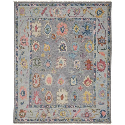 Karina Traditional Persian Blue/Gray/Red Area Rug