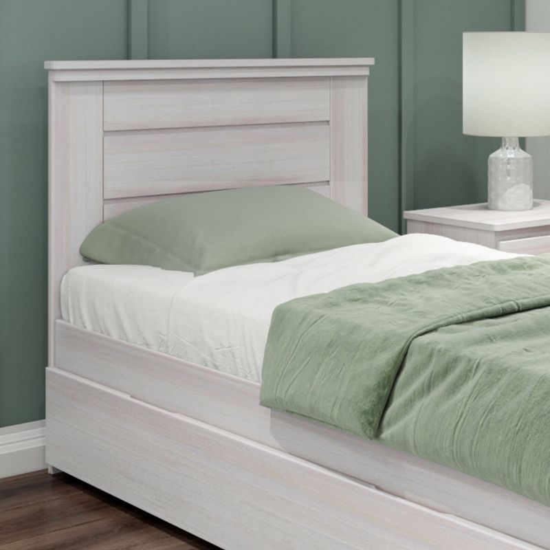 Max & Lily Farmhouse Twin Bed with Panel Headboard with Trundle, 4 of 6