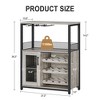 Jojoka Bar Cabinet,Large Capacity Liquor Cabinet with Storage,Adjustable Shelves for Glassware - 3 of 4