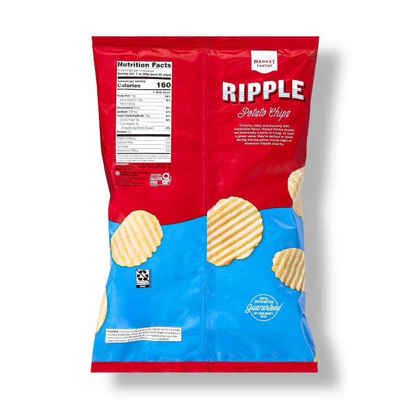 Ripple Potato Chips - 8oz - Market Pantry&#8482;, 3 of 6