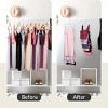 8-Layer Space-Saving Stainless Steel Underwear & Bras Organizer Hanger - Polished Metal Clothes Hanger with Anti-Slip Design, Vertical Hanging Storage - 3 of 4