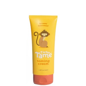 T is for Tame – Hair Taming Cream for Kids, Natural Anti-Frizz & Flyaway Control, Smooths Bed Head and Curls, Safe for Babies and Toddlers, 3.38 fl oz - 1 of 4