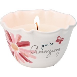 Pavilion Gift Company - Amazing - 9 oz - 100% Soy Wax Candle Scent: Tranquility - Flame Candles - 1 of 4