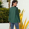 Anna-Kaci Women's Casual Sequin Ballon Long Sleeve Blouse Loose Round Neck Matching Top Party - 4 of 4
