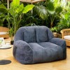 Hooseng Corduroy Bean Bag Chair, Oversized Comfy Lounge Sofa with Handle, Soft Supportive Seating for Living Room, Reading Nook - 2 of 4