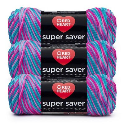 Red Heart Super Saver Yarn 24 Pack-Bonbon