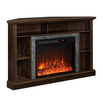 Ameriwood Home Overland Electric Corner Fireplace for TVs up to 50"
