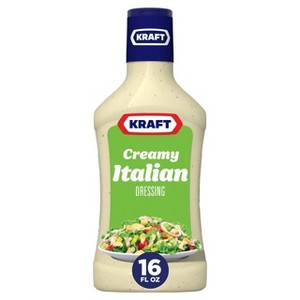 Kraft Creamy Italian Dressing, 16 fl oz Bottle, Pack of 4 - 1 of 1