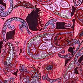raspberry mixed paisley