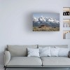 Trademark Fine Art - David Drost  Mountains of Wyoming III Canvas Art - 2 of 4