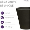 Crescent Garden Madison Double-Walled Planter Pot - 3 of 4