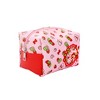 My Melody X Strawberry Shortcake Strawberries & Butterflies 8" Pink Toiletry bag - 2 of 4