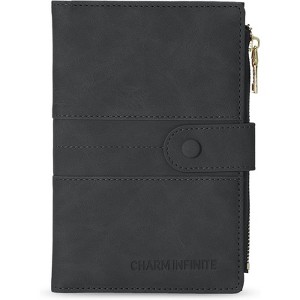 Clotth Travel Wallet - Slim RFID Blocking Passport Holder for Women & Men with Zipper Pocket & Card Slot,Fashionable & Easy-to-Use Organizer - 1 of 4