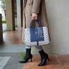 MKF Collection Yuliana Circular M emblem Print Satchel Bag with Wallet by Mia K - 4 of 4