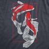 Mens Koi Fish T Shirt Funny Beautiful Peaceful Japanese Carp Pond Tee For Guys - Crazy Dog Men's T Shirt - 2 of 4