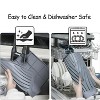 LunaLulinlk Silicone Dish Drying Mat for Kitchen Counter, Drying Mat with Drain Lid, Dish Drying Pad for Multiple Usage (16”X13”Grey ) - 4 of 4