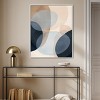 Art Remedy In My Thoughts Abstract Shapes Wall Art Framed - 2 of 4